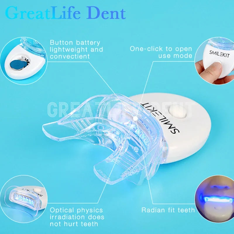 Smile Club Blue Light Teeth Whitening Kit 💡✨